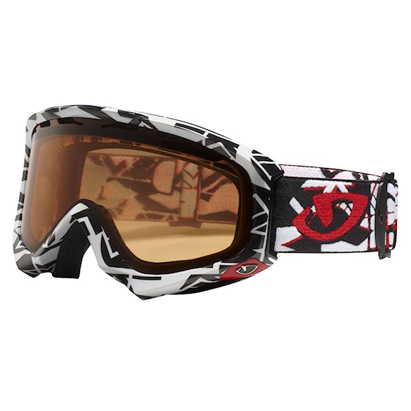 Snowboard Goggles Giro Station black/poncho red | persimmon 57 - 1