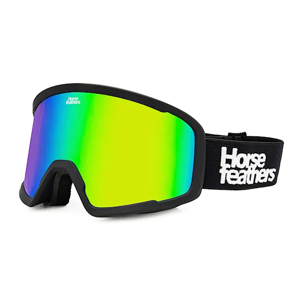 Gogle snowboardowe Horsefeathers Huck black | mirror green 2026 - 1