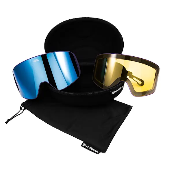 Snowboardové brýle Horsefeathers Lynx aurora | mirror blue 2027 - 4