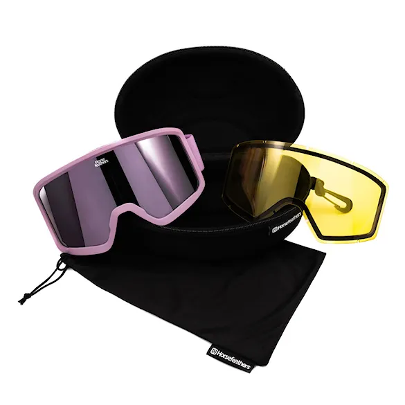 Snowboardové brýle Horsefeathers Tarpe lila | mirror pink smoke 2027 - 3
