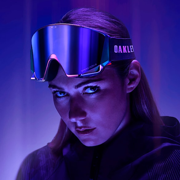 Gogle snowboardowe Oakley Flow Scape L purple green colorshift | prizm black - 2