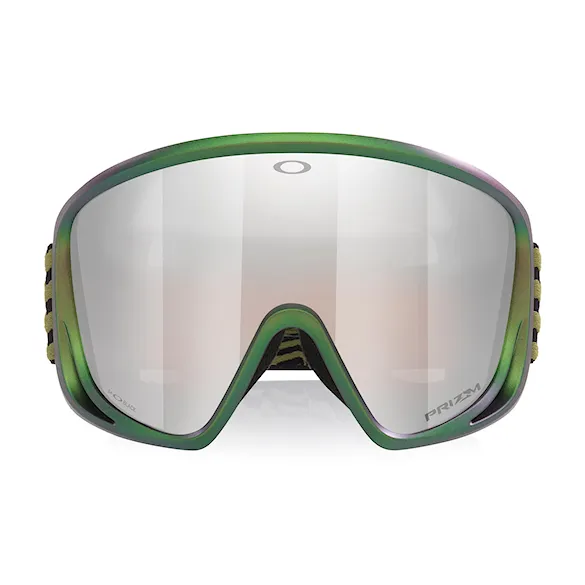 Snowboard Goggles Oakley Mont Scape L matte silver green colorshift | prizm black 2027 - 4