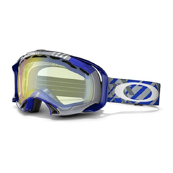 Snowboardové brýle Oakley Splice tech plaid blue | h.i.yellow 2013 - 1