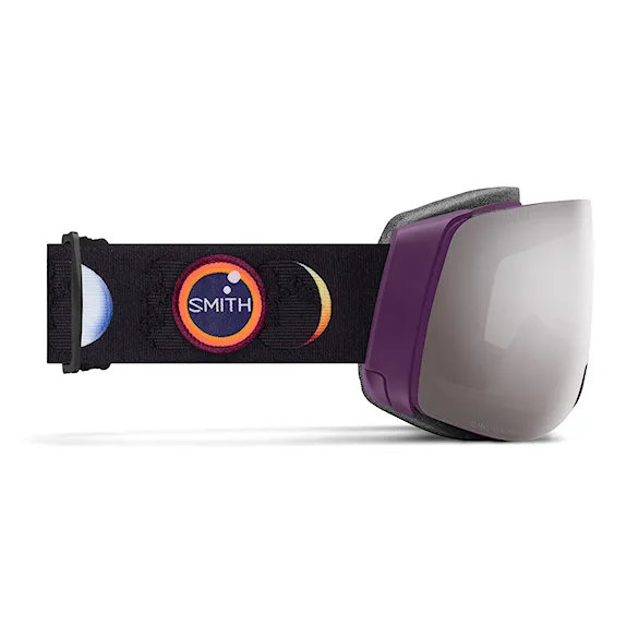 Gogle snowboardowe Smith 4D Mag cherry lacquer phase | cp sun platinum mirror+cp storm blue 2027 - 4