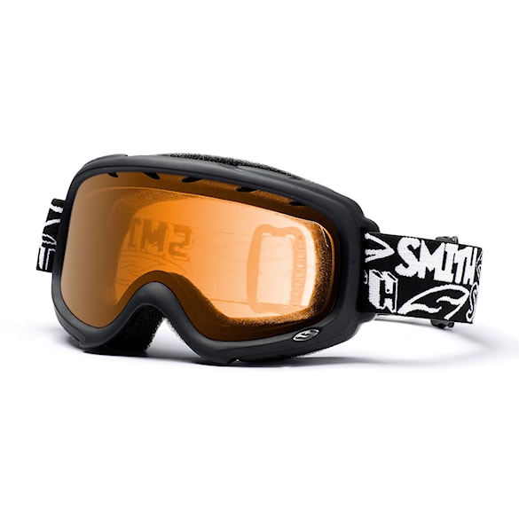 Snowboardové brýle Smith Gambler black | gold - 1