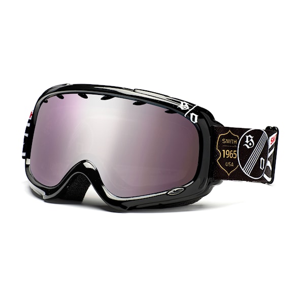 Snowboardové brýle Smith Gambler Graphic black one perce. | ignitor mirror - 1