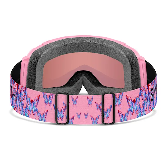 Gogle snowboardowe Smith Grom bright pink lofi | red sensor mirror 2027 - 2