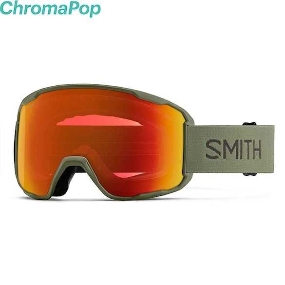 Snowboardové okuliare Smith Preview fatigue green | cp everyday red mirror 2026 - 1