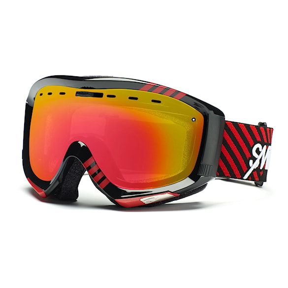 Snowboardové brýle Smith Prophecy black/red commo. | red sensor mirror - 1