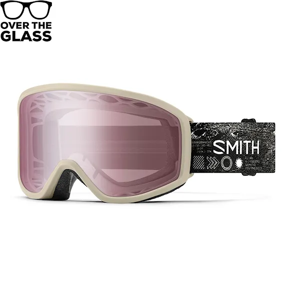 Gogle snowboardowe Smith Reason OTG chalk space invader | ignitor mirror 2026 - 1