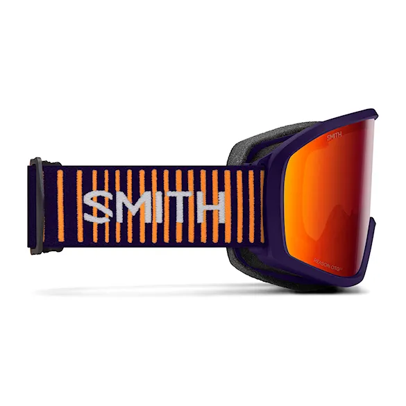 Gogle snowboardowe Smith Reason OTG deep plum gradient | red solx mirror 2027 - 4