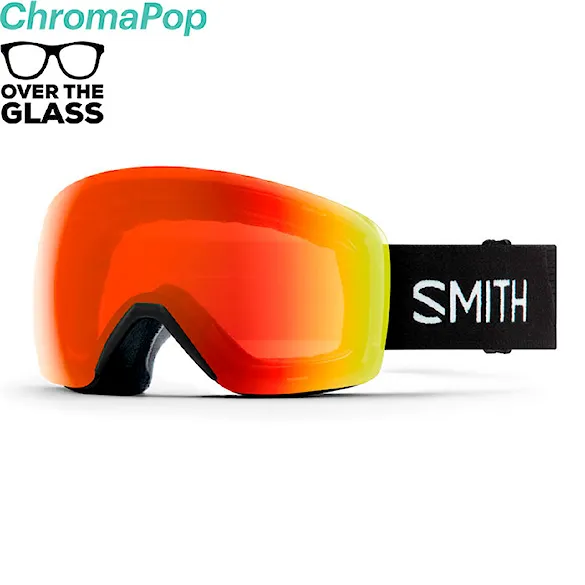 Snowboardové okuliare Smith Skyline black | cp everyday red mirror 2026 - 1