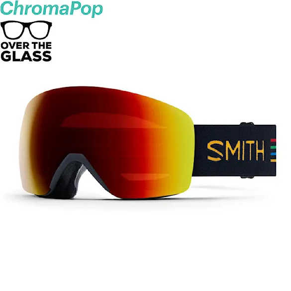 Snowboardové brýle Smith Skyline midnight slash | chromapop sun red mirror 2024 - 1