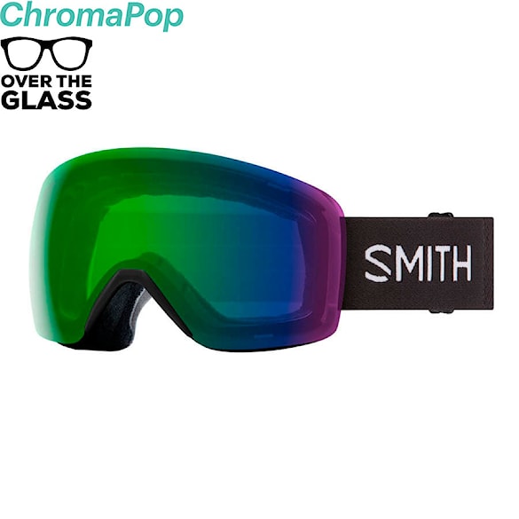 Snowboardové brýle Smith Skyline XL black | cp everyday green mirror 2025 - 1