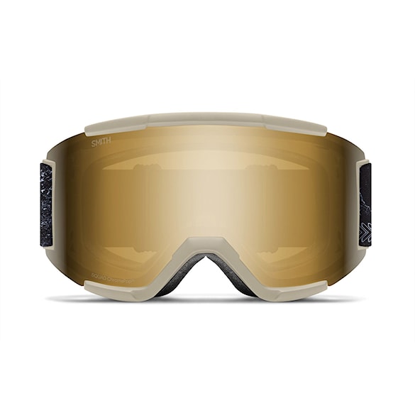 Gogle snowboardowe Smith Squad chalk space invader | cp sun black gold mirror+clear 2026 - 3