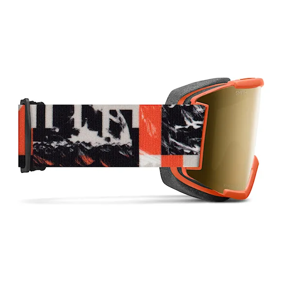 Snowboardové brýle Smith Squad cinder chop up | cp sun black gold mir+clear 2026 - 4