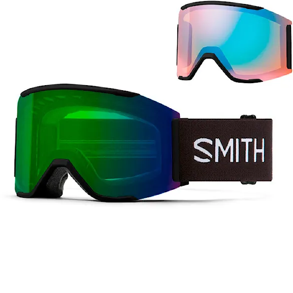 Gogle snowboardowe Smith Squad MAG black | cp ed green mirror+cp storm blue 2026 - 1