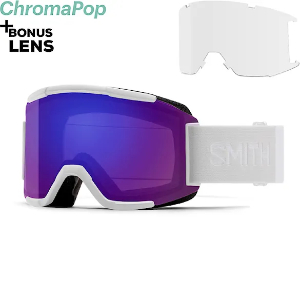 Snowboardové brýle Smith Squad white vapor | cp edviolet mirror+clear 2026 - 1