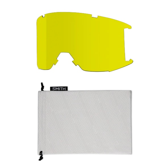 Snowboard Goggles Smith Squad white vapor | cp sun black+yellow 2026 - 5