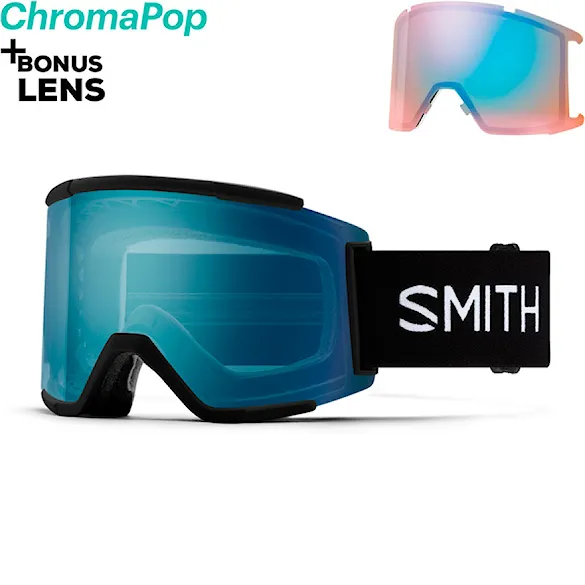 Snowboard Goggles Smith Squad XL black | cp ed blue mirror+cp storm blue 2026 - 1