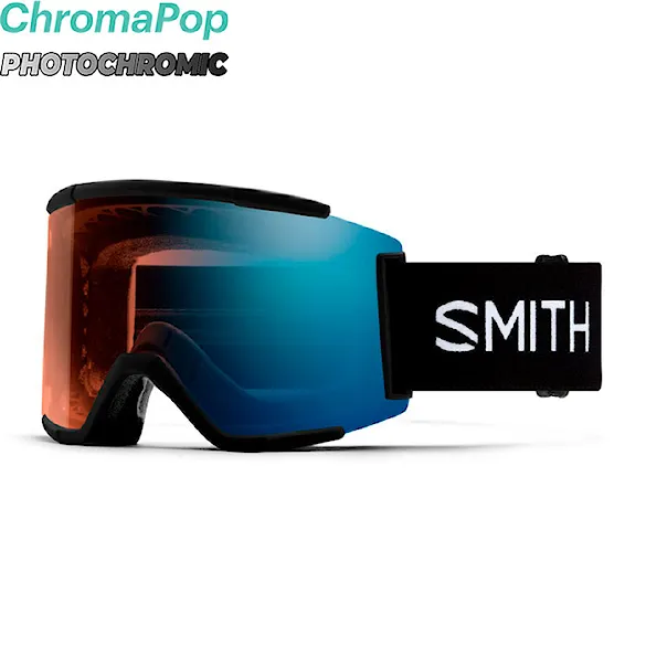 Snowboard Goggles Smith Squad XL black | cp pro photochromic  blue mirror 2026 - 1