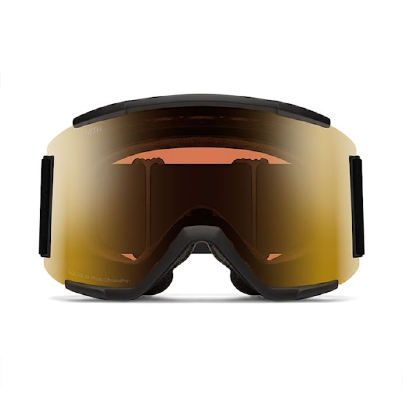 Snowboardové okuliare Smith Squad XL black | cp pro photochromic gold mirror 2026 - 4