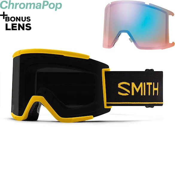 Snowboard Goggles Smith Squad XL killer bee |cp sun black+cp storm blue sensor m 2026 - 1