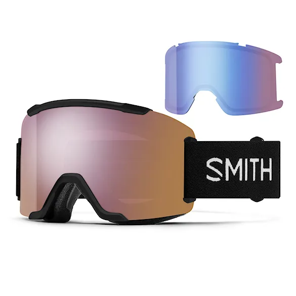Gogle snowboardowe Smith Squad2 2Cp black | cp ed rose gold mirror+cp storm blue sensor 2027 - 1