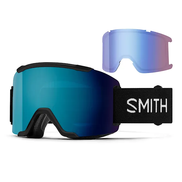 Gogle snowboardowe Smith Squad2 2Cp black | cp sun blue mirror+cp storm blue sensor 2027 - 1