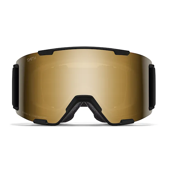 Gogle snowboardowe Smith Stash XL black | cp sun black gold+cp storm blue sensor 2027 - 3