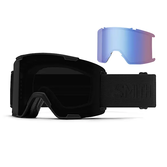Gogle snowboardowe Smith Stash XL blackout | cp sun black+cp storm blue sensor 2027 - 1