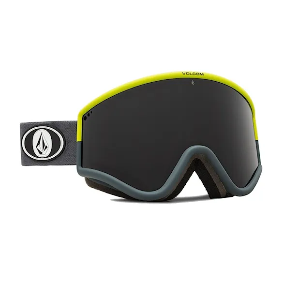 Snowboardové okuliare Volcom Yae citrus/grey | dark grey 2023 - 1