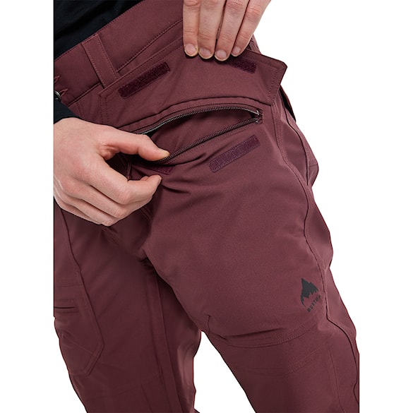 Nohavice na snowboard Burton Southside Slim Pant almandine 2024 - 5