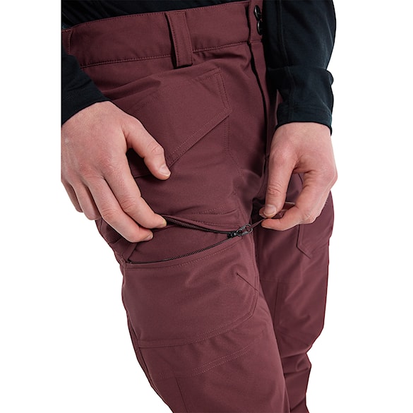 Nohavice na snowboard Burton Southside Slim Pant almandine 2024 - 6