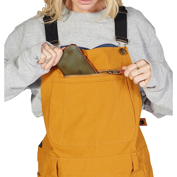 Nohavice na snowboard DC Wms Crusade Bib cathay spice 2023 - 4