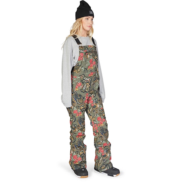 Kalhoty na snowboard DC Wms Crusade Bib paisley ivy green 2023 - 3