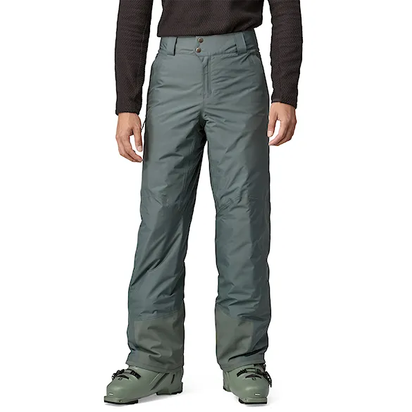Snowboard Pants Patagonia M's Insulated Powder Town Pants nouveau green 2024 - 1