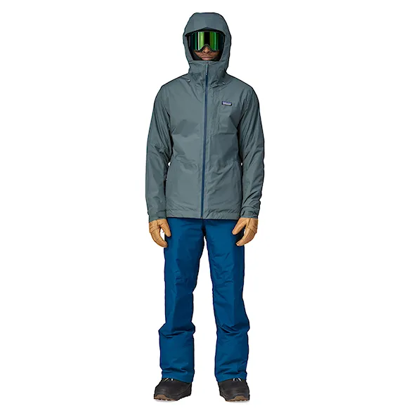 Snowboard Pants Patagonia M's Insulated Powder Town Pants nouveau green 2024 - 4