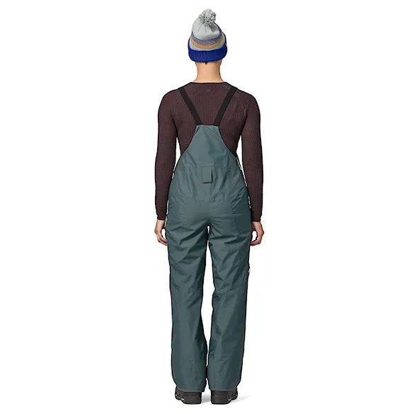 Nohavice na snowboard Patagonia W's Powder Town Bibs nouveau green 2024 - 3