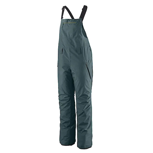 Nohavice na snowboard Patagonia W's Powder Town Bibs nouveau green 2024 - 1