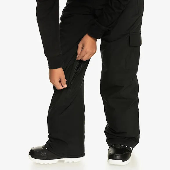 Nohavice na snowboard Quiksilver Porter Youth true black 2024 - 4