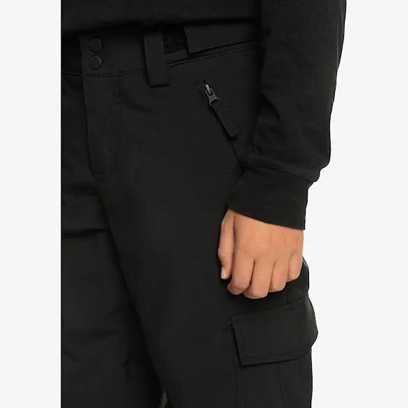 Nohavice na snowboard Quiksilver Porter Youth true black 2024 - 7