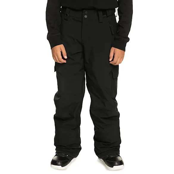 Nohavice na snowboard Quiksilver Porter Youth true black 2024 - 1