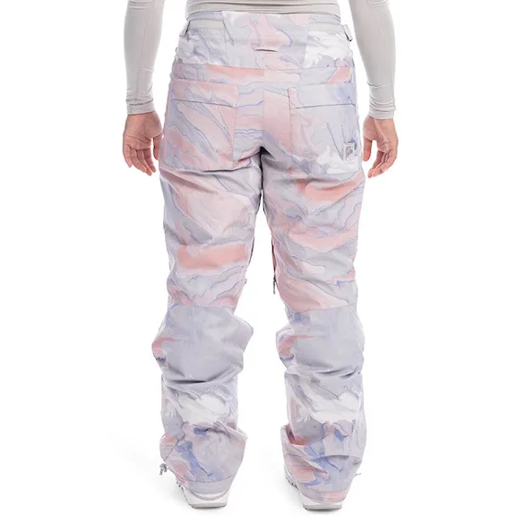 Snowboard Pants Roxy Chloe Kim grey violet marble 2023 - 2