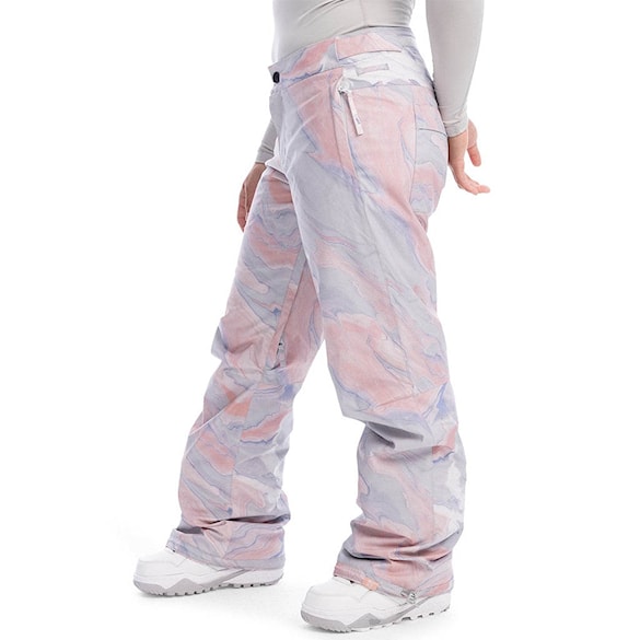 Kalhoty na snowboard Roxy Chloe Kim grey violet marble 2023 - 3