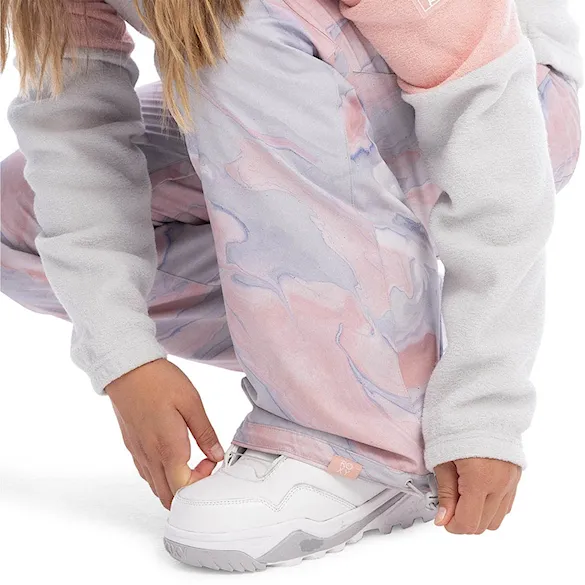 Snowboard Pants Roxy Chloe Kim grey violet marble 2023 - 5