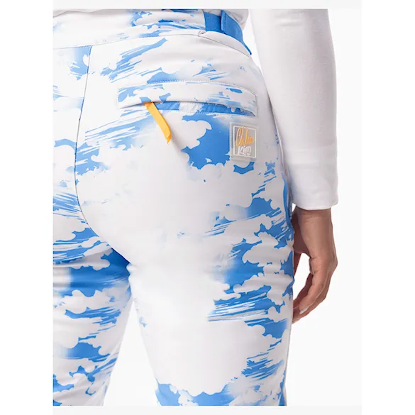 Spodnie snowboardowe Roxy Chloe Kim Pant azure blue clouds 2024 - 11