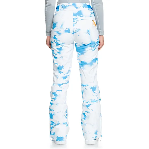 Spodnie snowboardowe Roxy Chloe Kim Pant azure blue clouds 2024 - 4