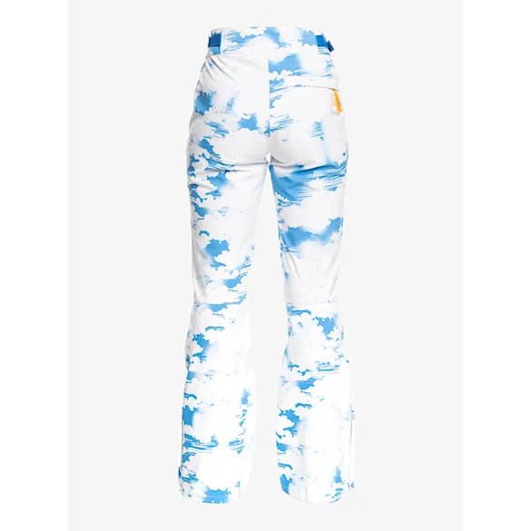 Spodnie snowboardowe Roxy Chloe Kim Pant azure blue clouds 2024 - 8