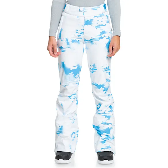 Spodnie snowboardowe Roxy Chloe Kim Pant azure blue clouds 2024 - 1